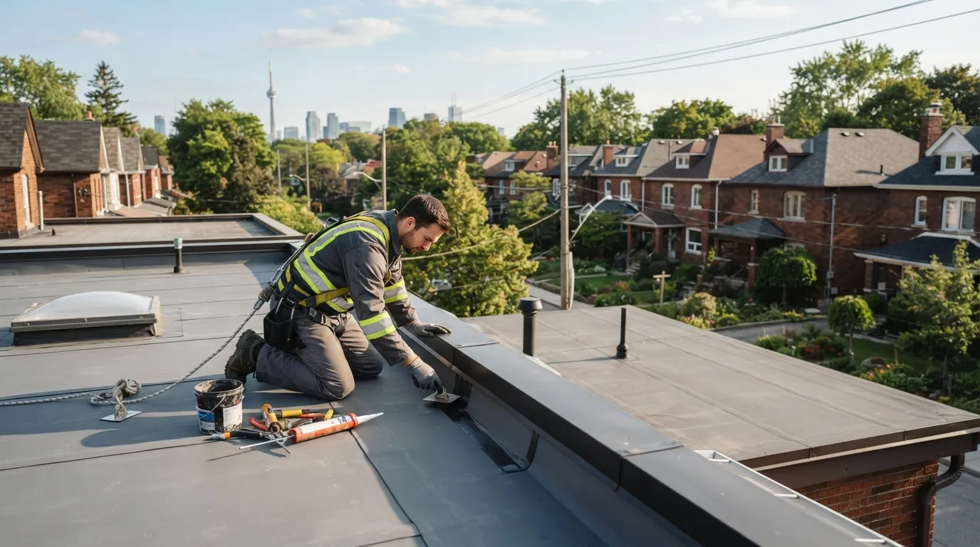 Flat Roof Maintenance for GTA Homes and Small Buildings